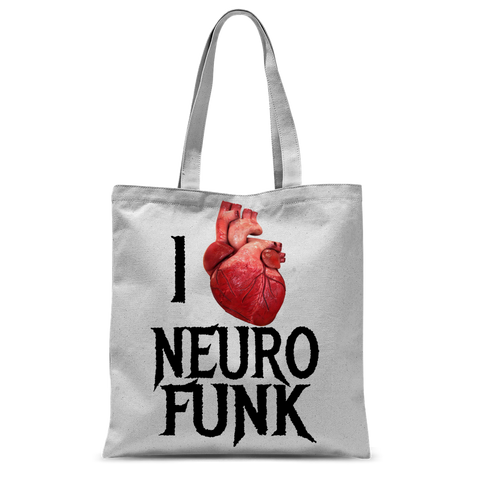 "I Love Neurofunk" ﻿Classic Sublimation Tote Bag