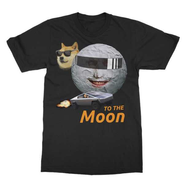 To the Moon - Classic Adult T-Shirt (Up to 5XL)