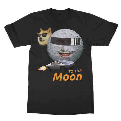 To the Moon - Classic Adult T-Shirt (Up to 5XL)