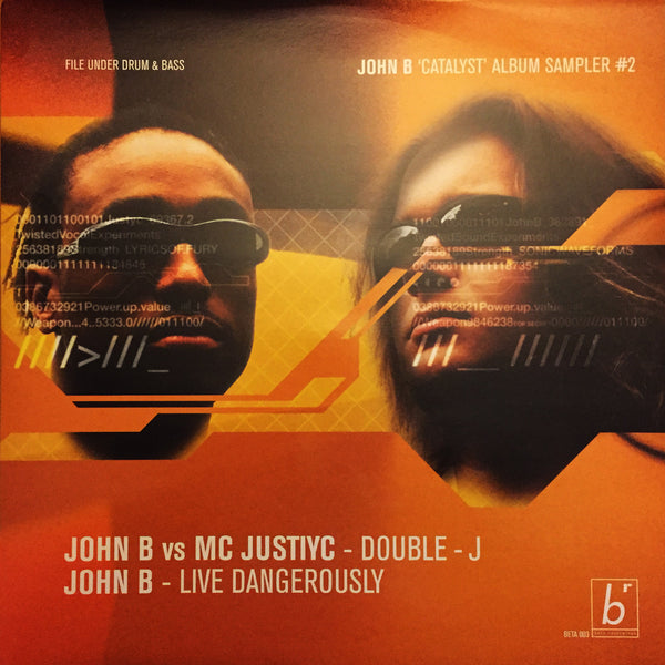 BETA003 - John B vs. MC Justiyc - Double J b/w Live Dangerously (1999)