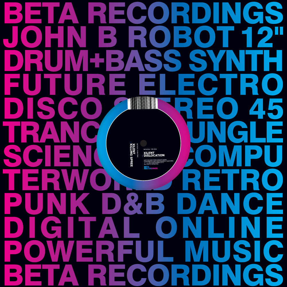 BETA022 - Xilent - Killing Spree b/w Dislocation (2010