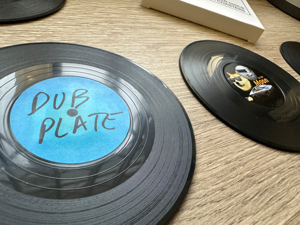 LTD EDITION: 6x DNB Vinyl Drinks Coasters