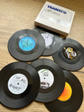 LTD EDITION: 6x DNB Vinyl Drinks Coasters