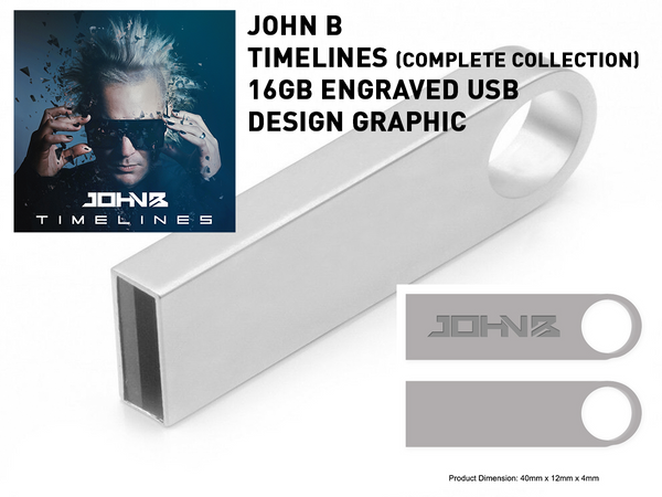 LIMITED EDITION 16GB ENGRAVED METAL USB STICK - TIMELINES (1995-2020): The Complete Collection [with mp3 download] (PREORDER)