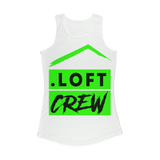 Loft Crew (Green Logo) Women Performance Tank Top