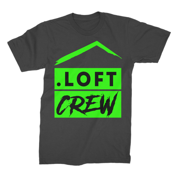 Loft Crew (Green Logo) - Premium Jersey Men's T-Shirt