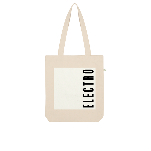 ELECTRO // Organic Tote Bag