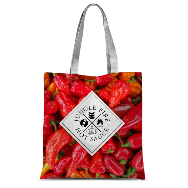Jungle Fire Hot Chilli Print Tote Bag