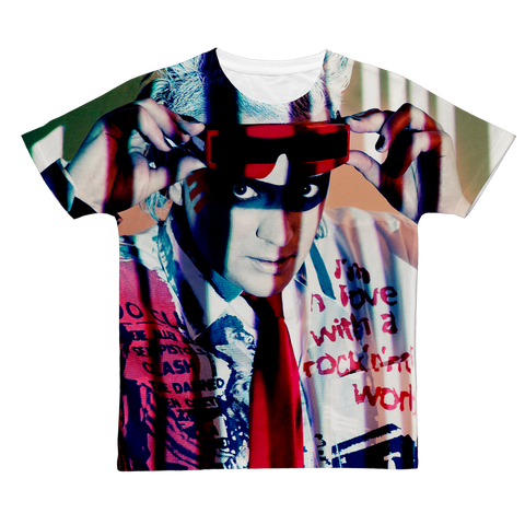 ALL-OVER PRINT JOHN B T-SHIRT "ELECTRO-EYES"