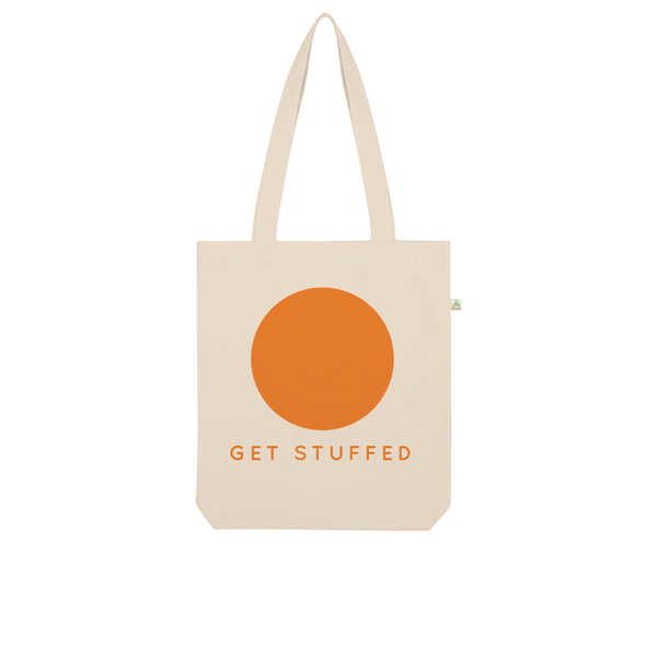 Get Stuffed (and focus on your breathing) Organic Tote Bag