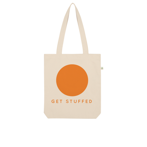 Get Stuffed (and focus on your breathing) Organic Tote Bag